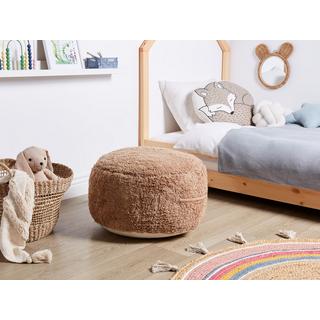 Beliani Pouf en Cotone Boho KANDHKOT  