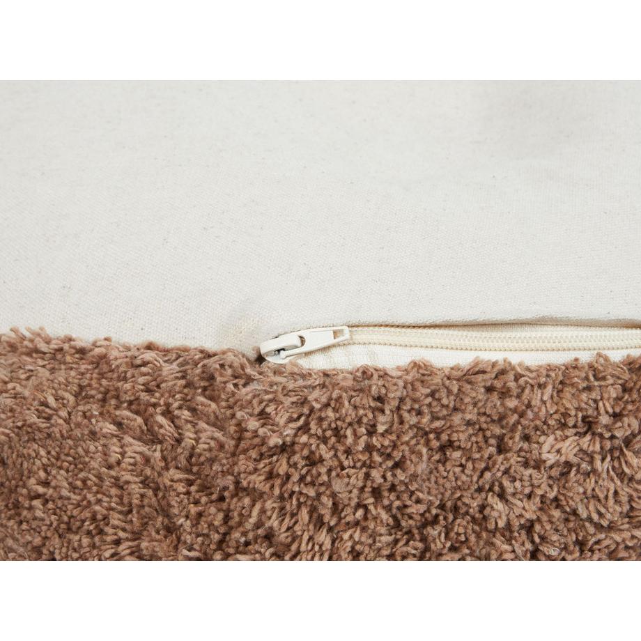 Beliani Pouf en Cotone Boho KANDHKOT  