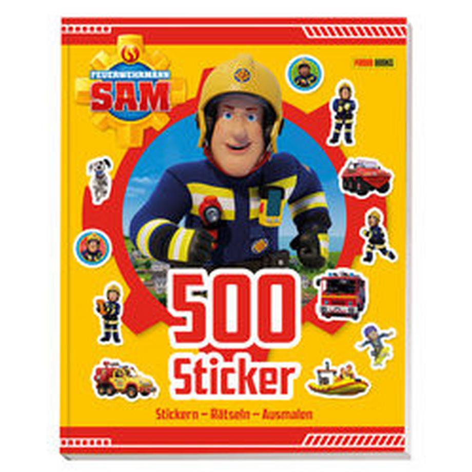 Panini  Feuerwehrmann Sam: 500 Sticker - Stickern - Rätseln - Ausmalen 