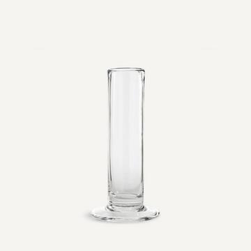 Gerade zylindrische Vase aus Glas