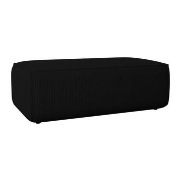 Hocker - Cord - Schwarz - AMELIA