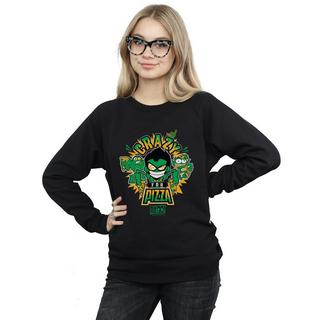 DC COMICS  Teen Titans Go Crazy For Pizza Sweatshirt 