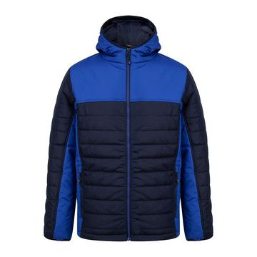 Kapuze Kontrast Padded Jacket