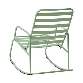 Beliani Garten-Schaukelstuhl aus Aluminium Modern TURI  