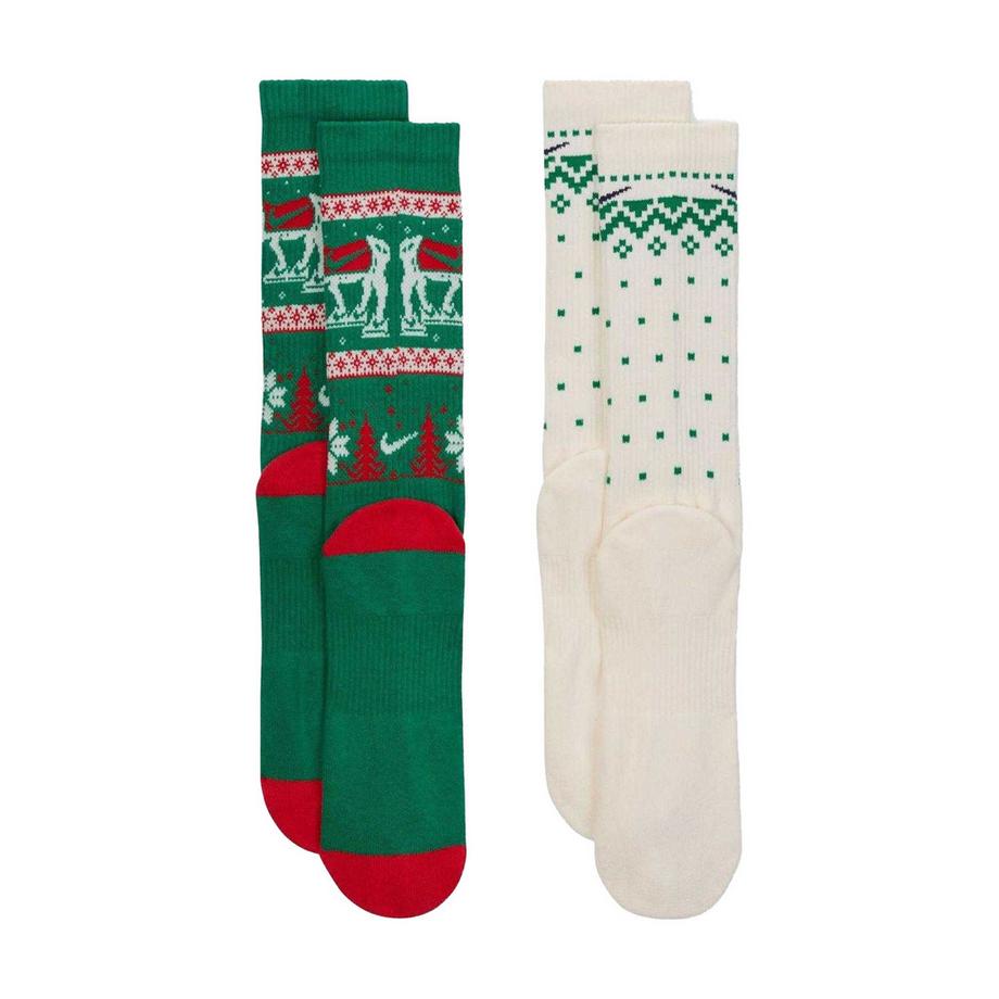 NIKE Lot De 2 Chaussettes Noël (Pack de deux)  