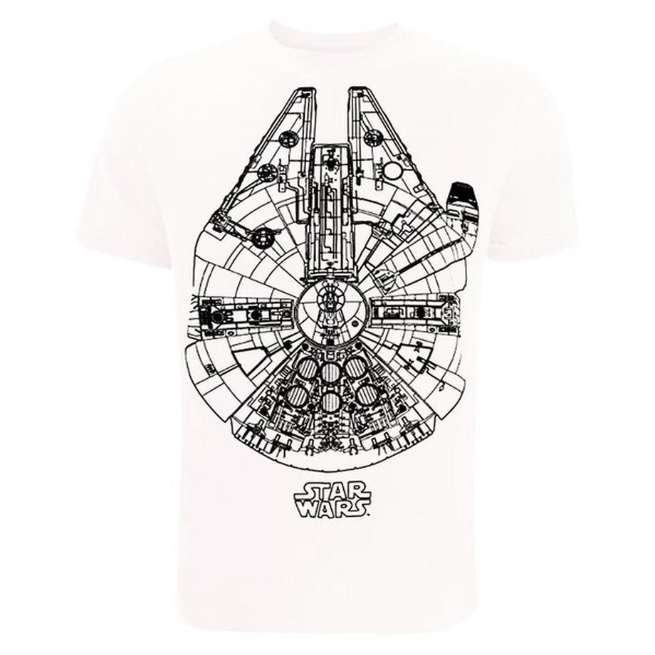 STAR WARS Star Wars Millennium Falcon Grafikdruck T-Shirt  