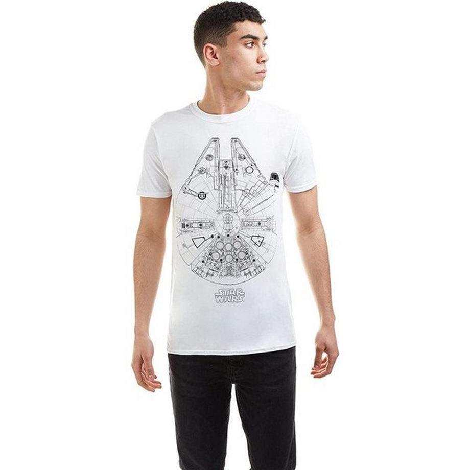STAR WARS Star Wars Millennium Falcon Grafikdruck T-Shirt  