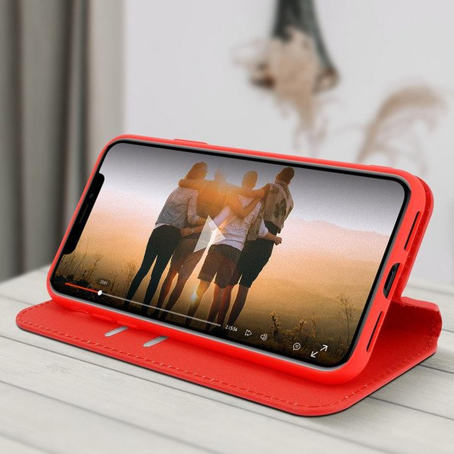 Avizar  Étui iPhone X / XS Folio Rouge 