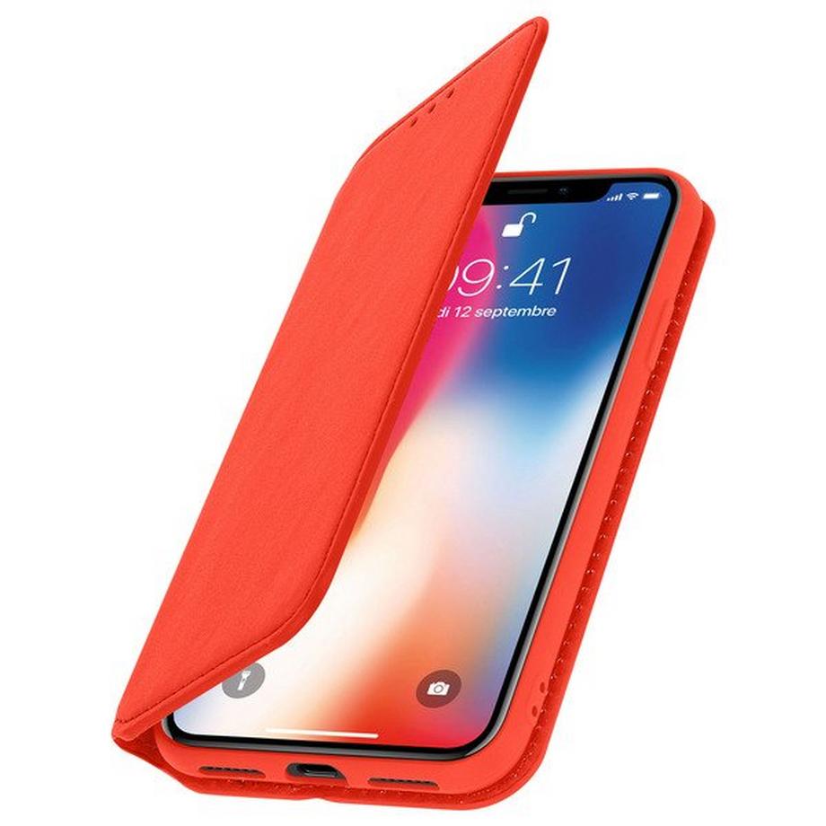 Avizar  Étui iPhone X / XS Folio Rouge 