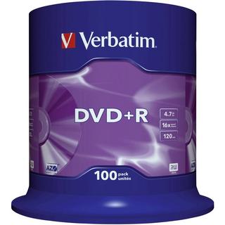 Verbatim  Verbatim DVD+R 4.7 GB 16x 100er Spindel 