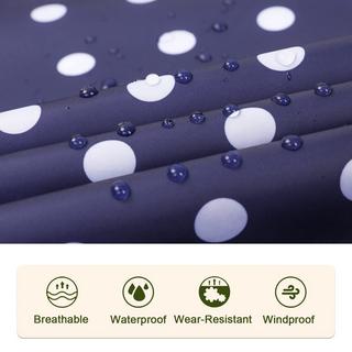 Alopini Poncho Antipioggia con Cappuccio e Cerniera  