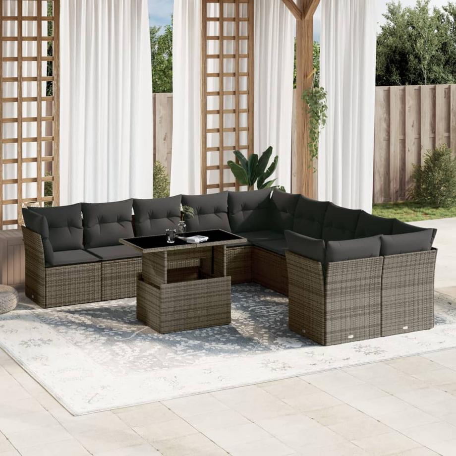 VidaXL Garten sofagarnitur poly-rattan  