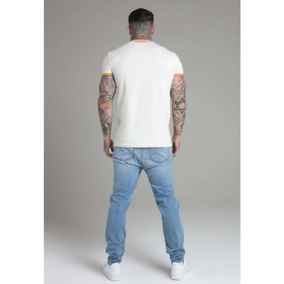 Sik Silk T-shirt Ringer Ecru  