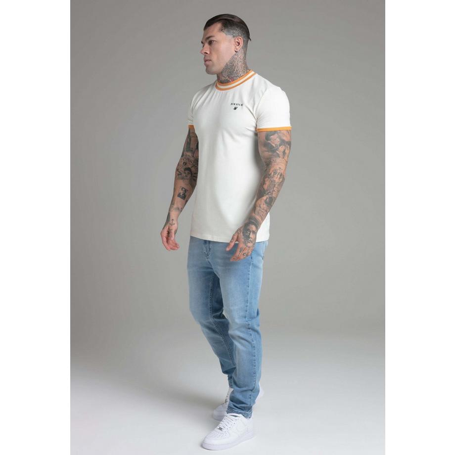 Sik Silk T-shirt Ringer Ecru  