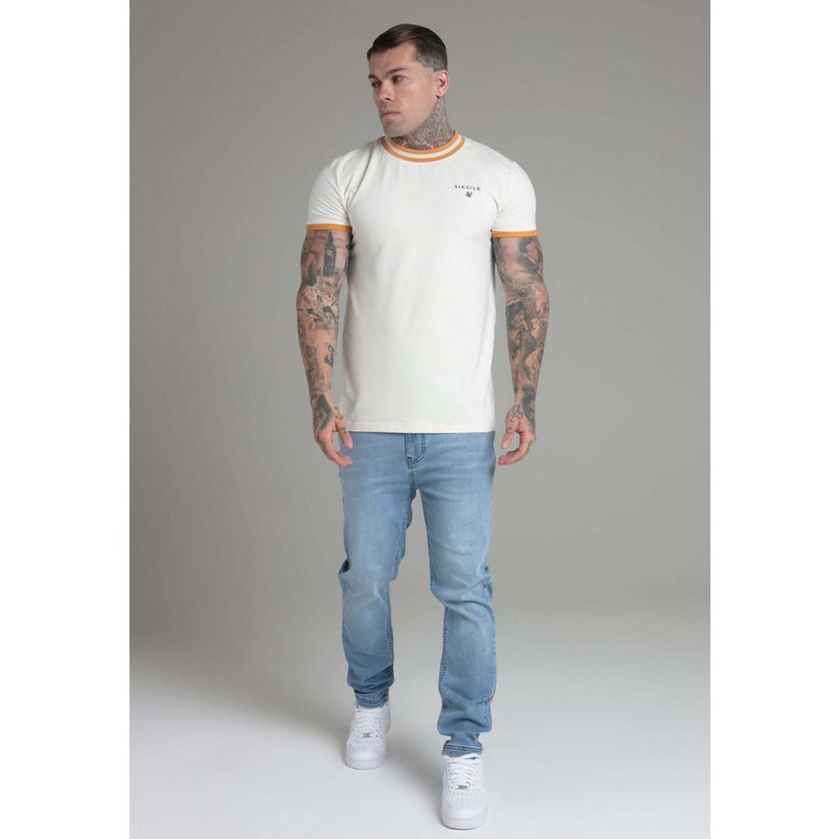 Sik Silk T-shirt Ringer Ecru  