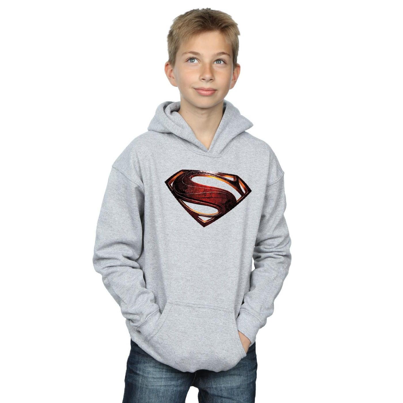 DC COMICS  Justice League Movie Superman Emblem Kapuzenpullover 