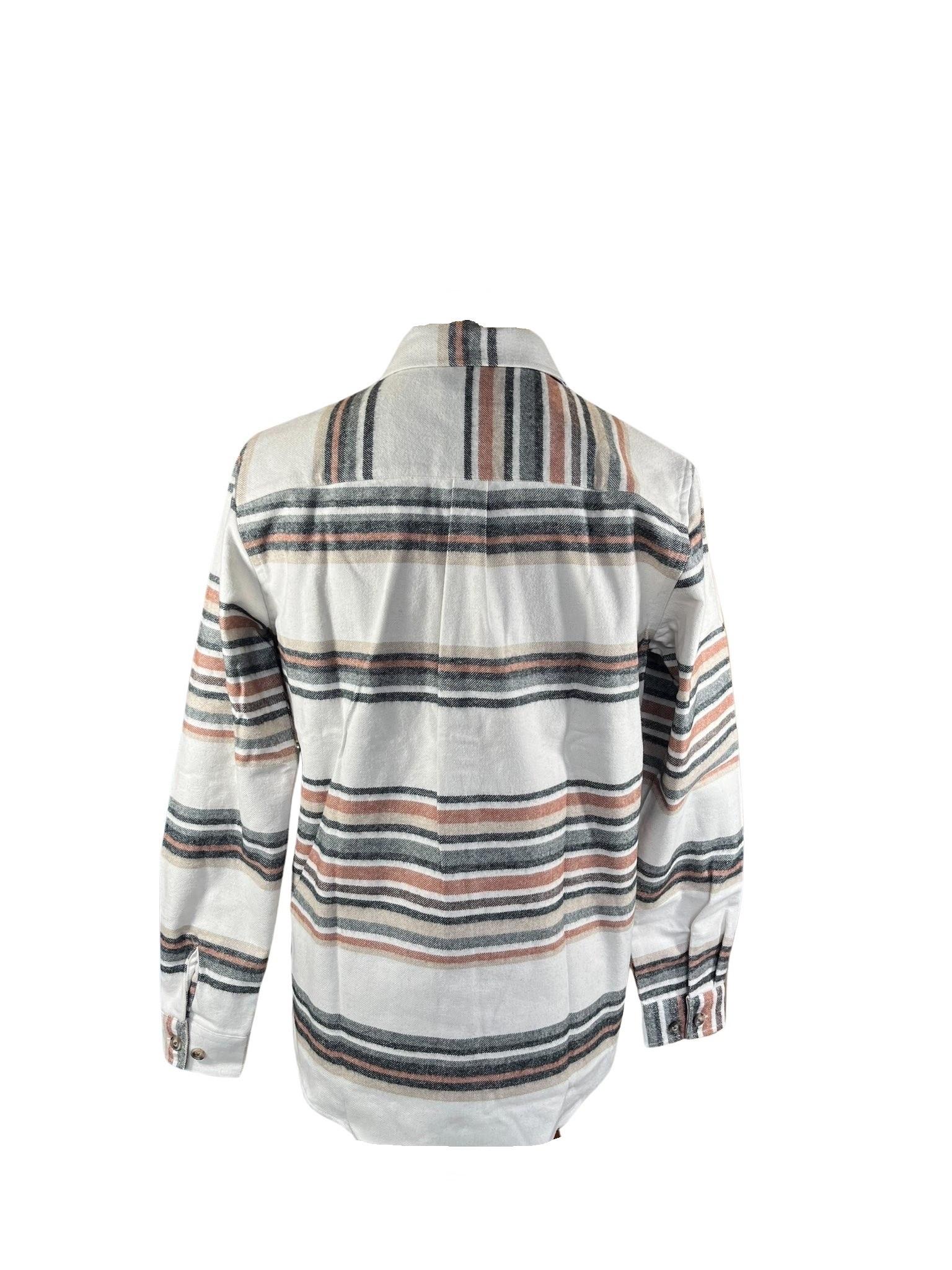 Revolution Sovracamicia Rigata Maniche Lunghe  