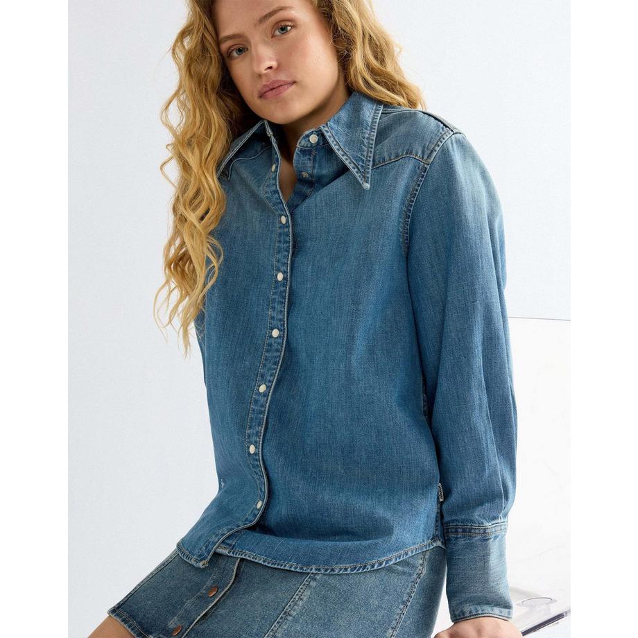 Wrangler  Jeanshemd Drama Collar 