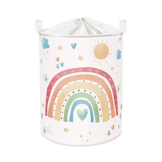 Alopini Panier à linge pour enfants avec poignée Panier de rangement pliable pour vêtements et jouets  