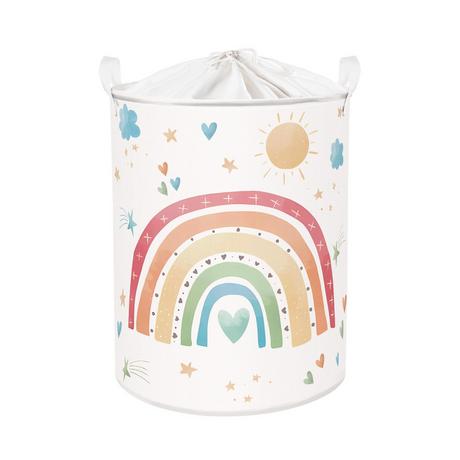 Alopini Panier à linge pour enfants avec poignée Panier de rangement pliable pour vêtements et jouets  