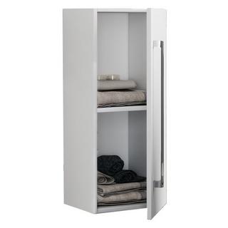 VCM Holz Holz Wandregal | Midischrank | Maße: H. 75 x B. 33 x T. 22 cm |  1 hohe Tür - Badinos D  