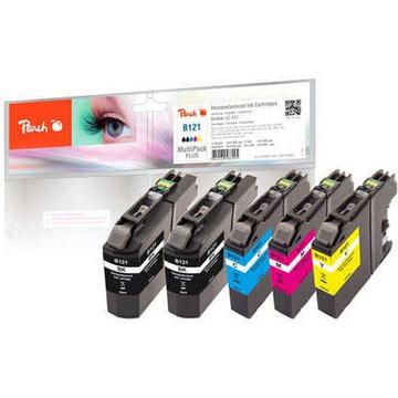 Tinte Brother LC-121 MultiPack+ 2x13ml, 3x 8ml, 5x 300 Seiten