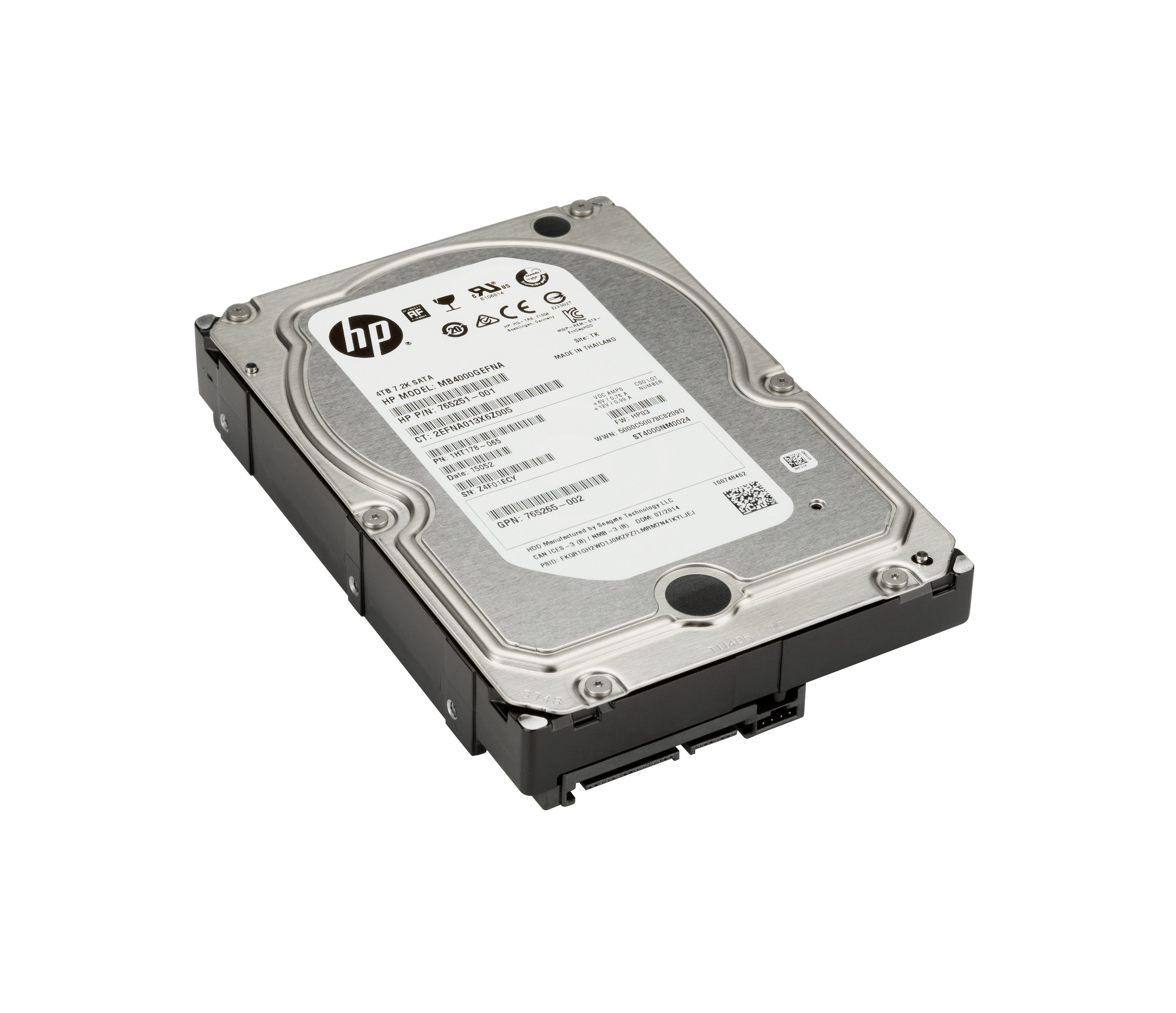 Hewlett-Packard  SATA-Festplatte, 4 TB, 7.200 U/min 