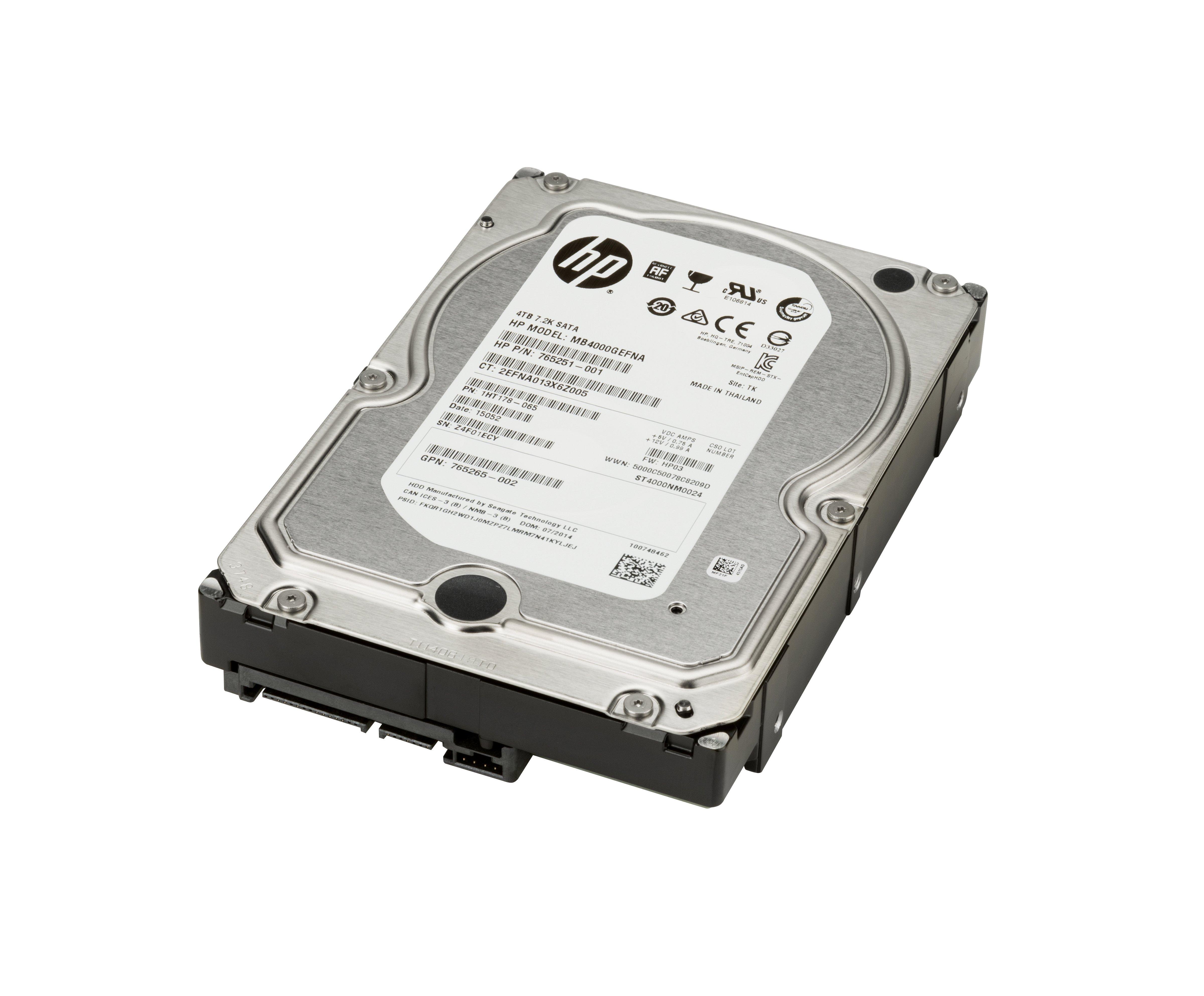 Hewlett-Packard  Unità disco rigido SATA 7200 da 4 TB 