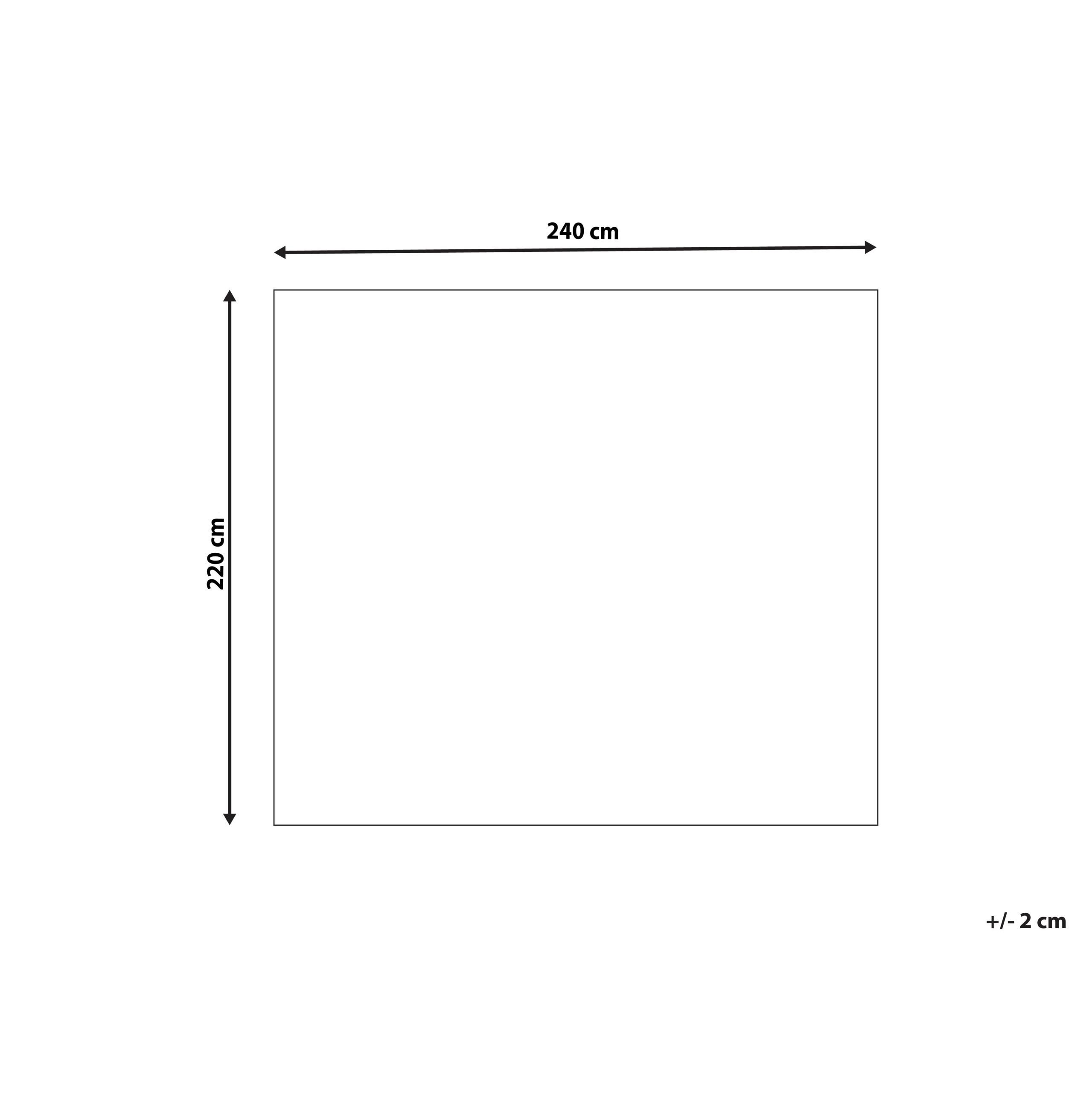 Beliani KAZY Couvre-lit Chenille  