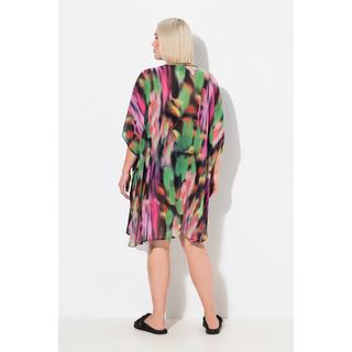 Ulla Popken Tunica Allacciatura Oversize Scollo a V Mezza Manica  