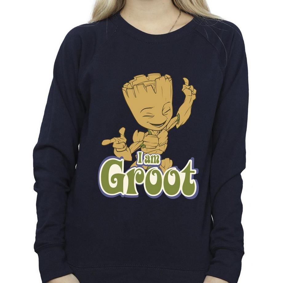 Guardians Of The Galaxy Guardians of the Galaxy I Am Groot Rundhals-Sweatshirt  