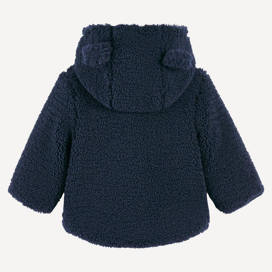 La Redoute Collections  Manteau chaud à capuche en sherpa doublé polaire 