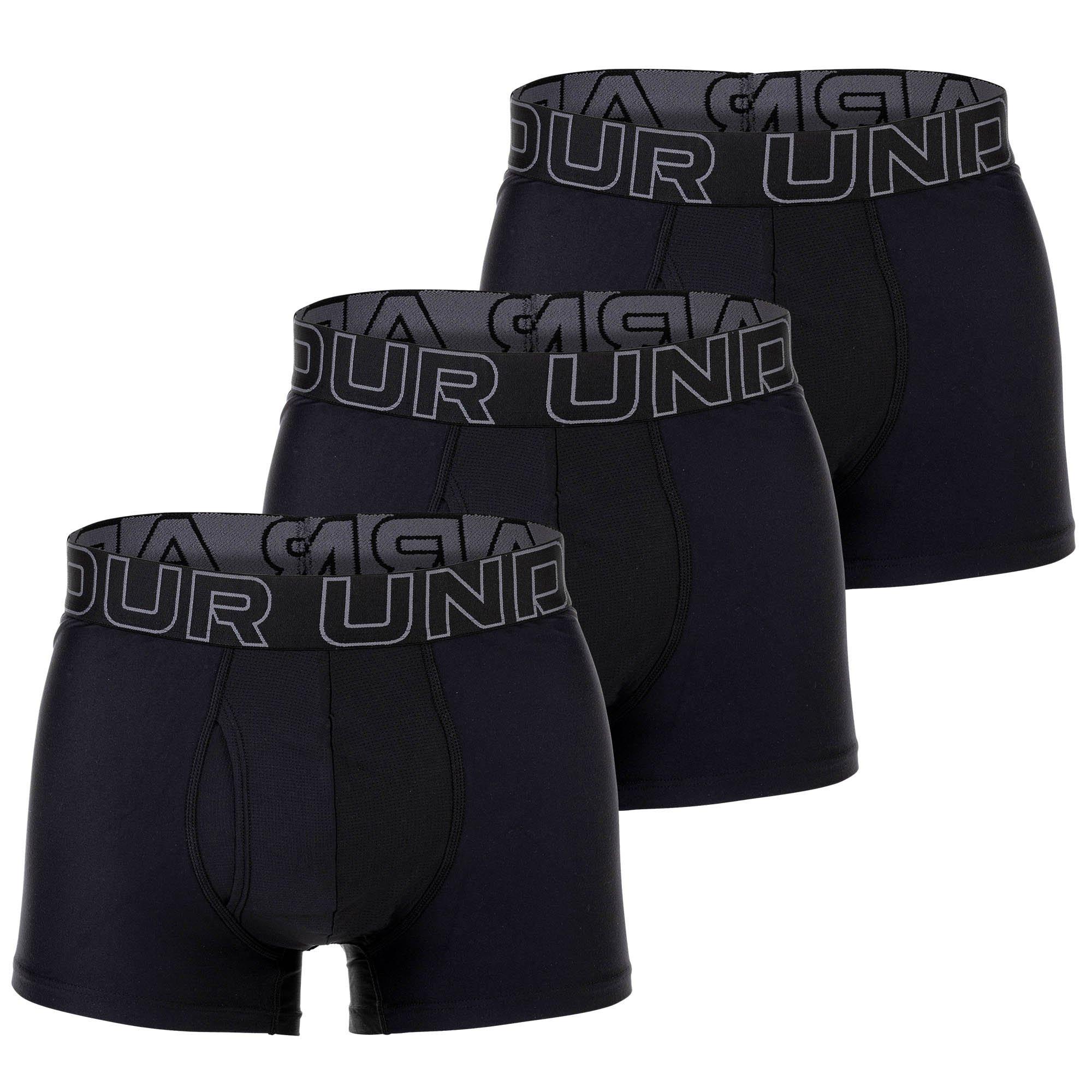 UNDER ARMOUR  Boxershort -UA PERFORMANCE TECH - SOLID 3 IN 3PK 