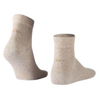 JOOP! Unisex Premium Essential Bio-Baumwolle Quarter Socken 2er Pack  