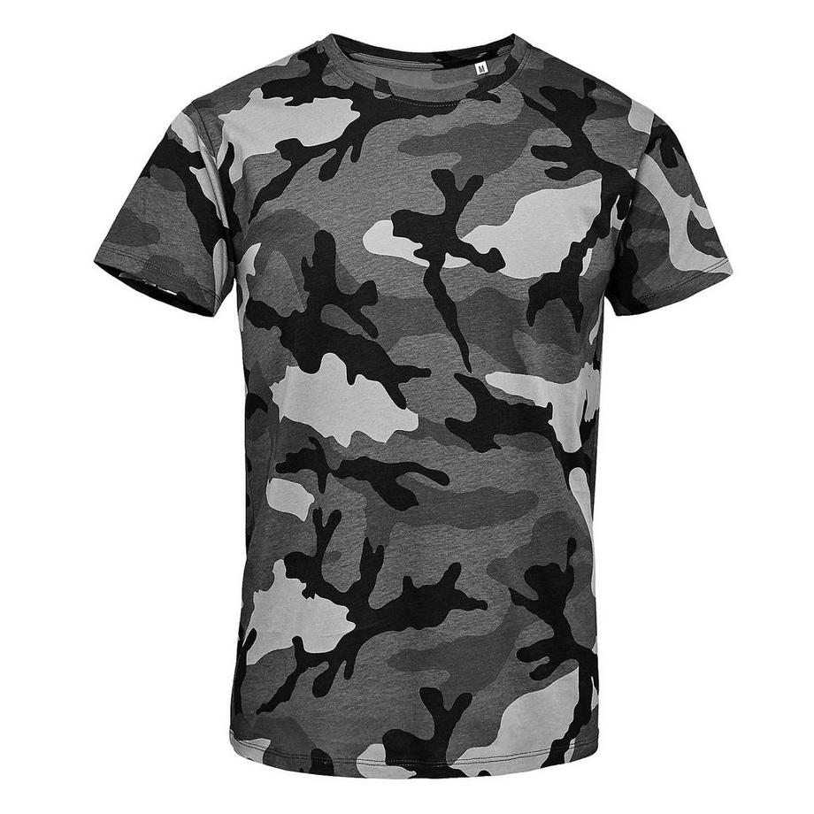 SOLS Camo Kurzarm T-Shirt Tarnmuster  
