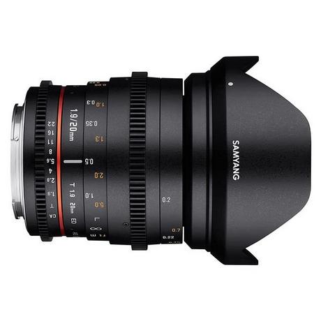 Samyang  Samyang 20 mm T1.9 Ed comme UMC Cine (Sony-E) 