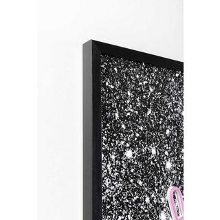 KARE Design Tableau en verre Balloon Dog LED 80x80  