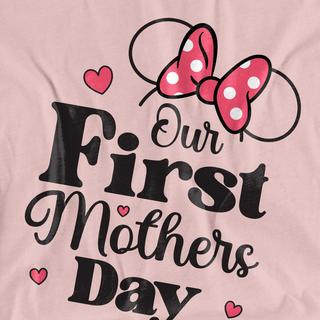 Minnie Mouse Our First Mothers Day T-Shirt Imprimé  