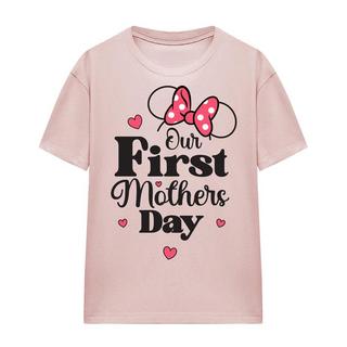 Minnie Mouse Our First Mothers Day T-Shirt Imprimé  