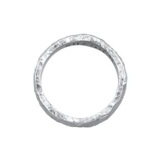 Kuzzoi  Bague Herren Bandring Organic Struktur 925 Silber 