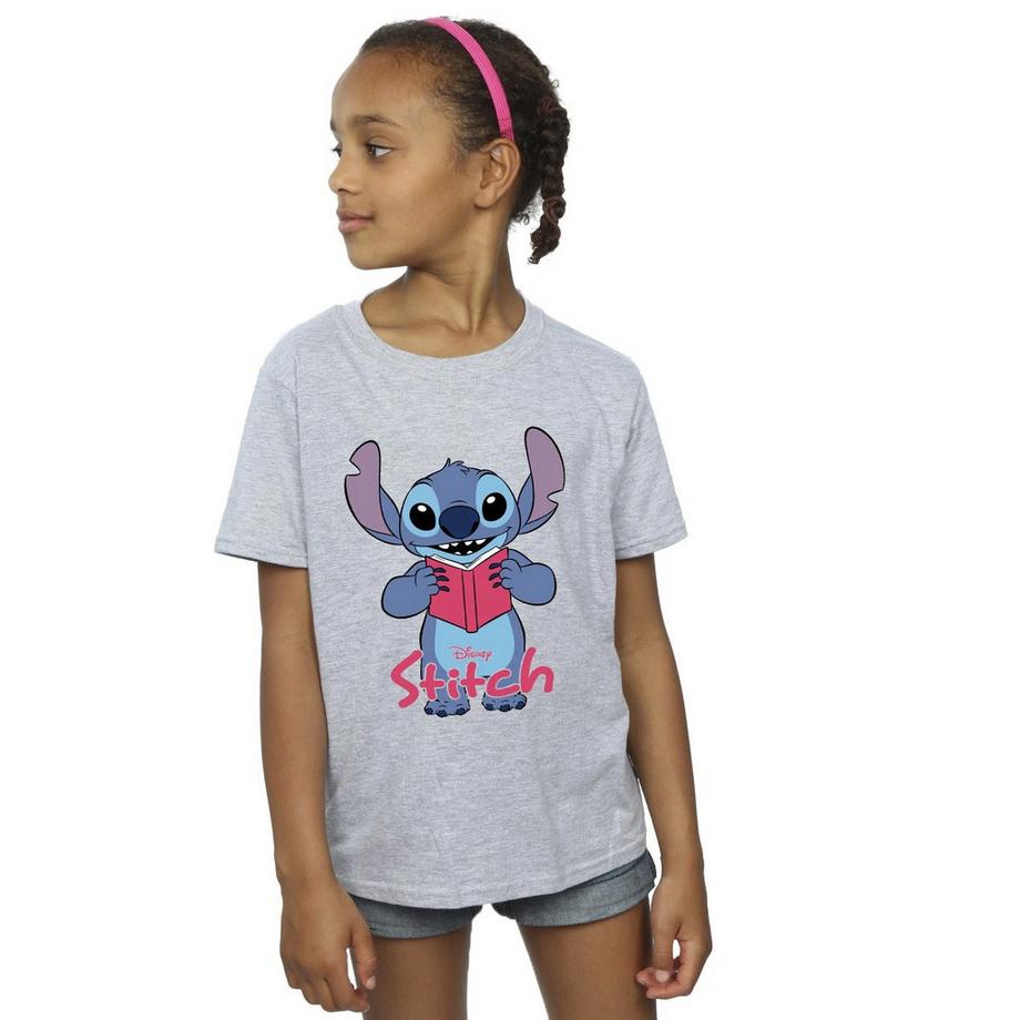Lilo & Stitch  T-ShirtReading Standing 
