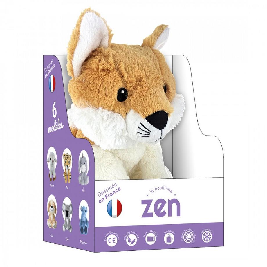 Zen Borsa dell'acqua calda con fodera amovibile + bustina lavanda - Cane  