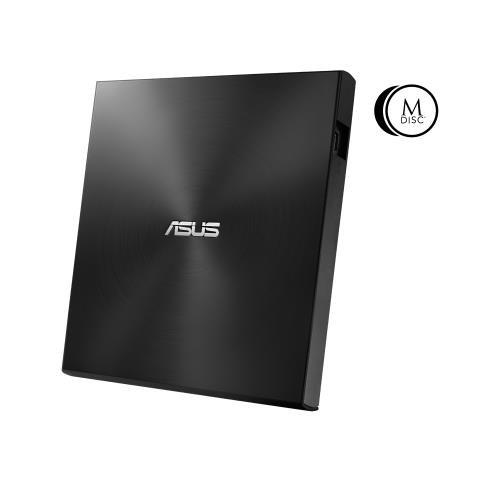 ASUS  Externer DVD/RW-Brenner  SDRW-08U7M-U Ultra-Thin USB + 2 M-Discs Schwarz 