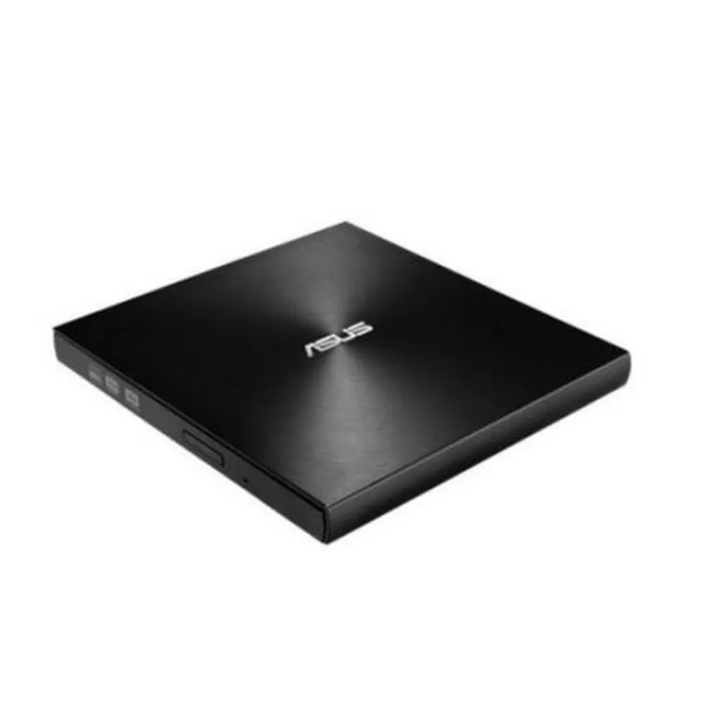 ASUS - Externer DVD/RW-Brenner  SDRW-08U7M-U Ultra-Thin USB + 2 M-Discs Schwarz, Schwarz