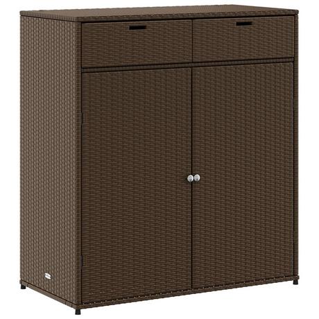 VidaXL Gartenschrank poly-rattan  