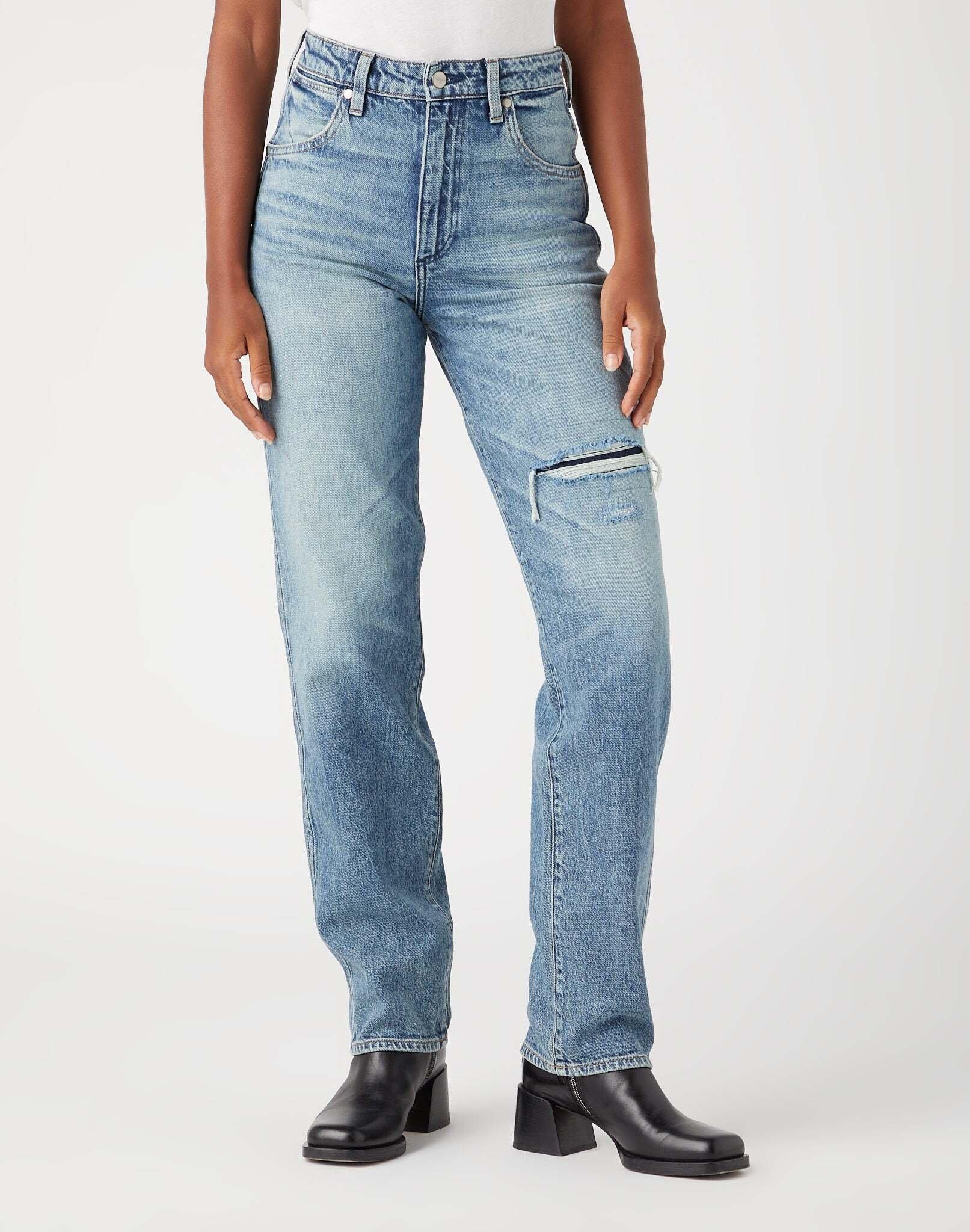 Wrangler  Jeans Straight Leg MOM STRAIGHT 