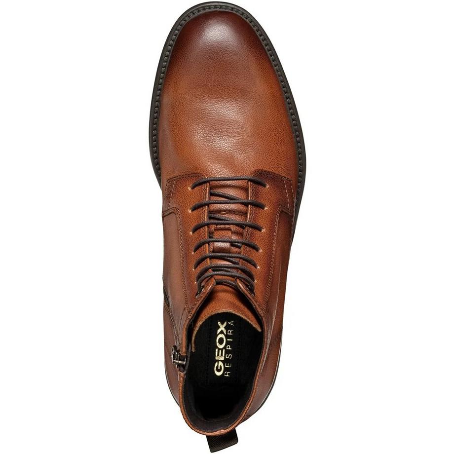 GEOX Tiberio Schnürstiefel Lackleder  