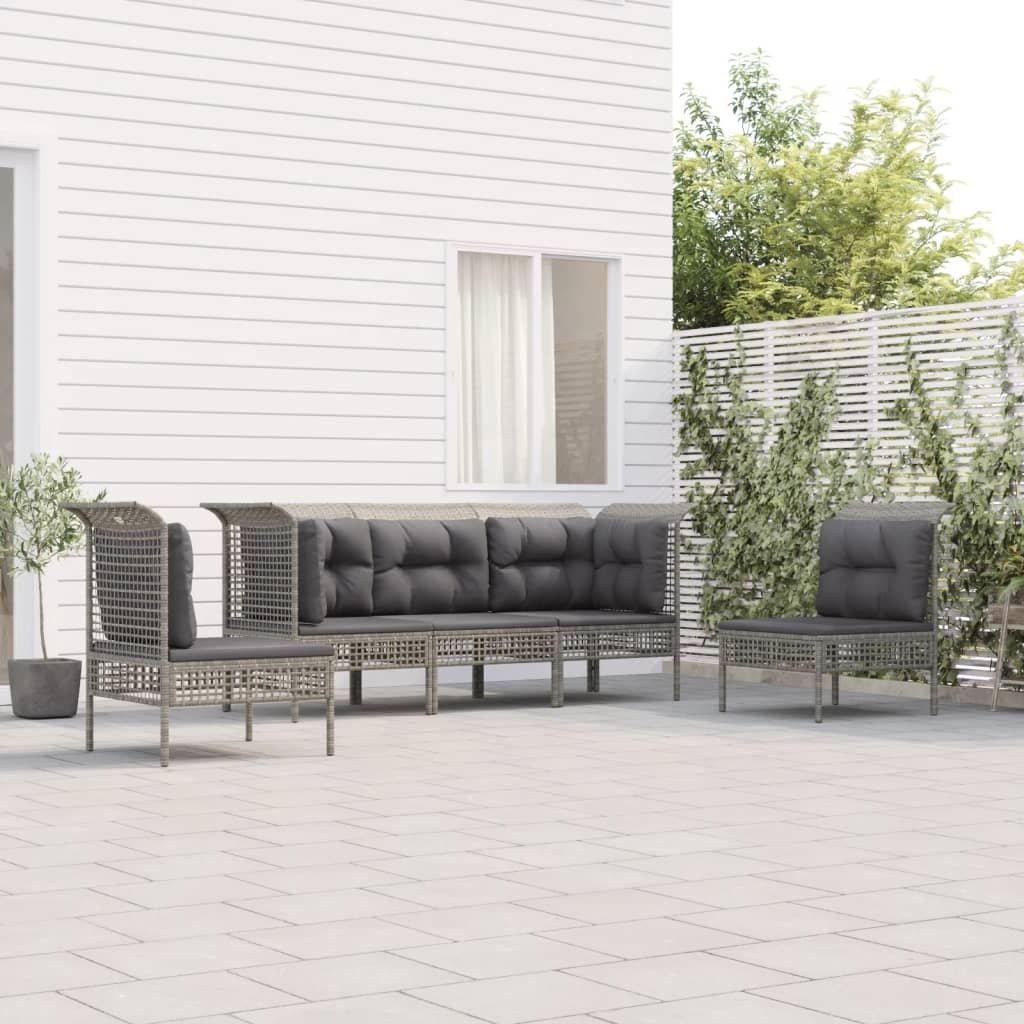 VidaXL Garten lounge set poly-rattan  