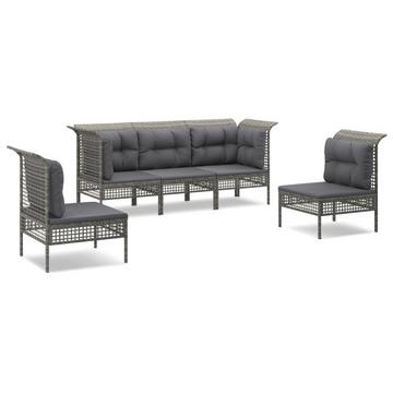 Garten lounge set poly-rattan