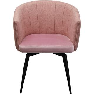 KARE Design Chaise pivotante Merida rose  